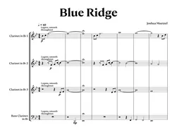 Blue Ridge - clarinet quartet
