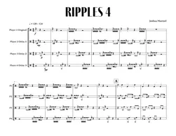 Ripples 4 - open instrumentation quartet