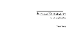Song of Normality