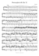Passacaglia in B Major, Op. 32