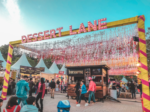 Dessert lane in Food festival