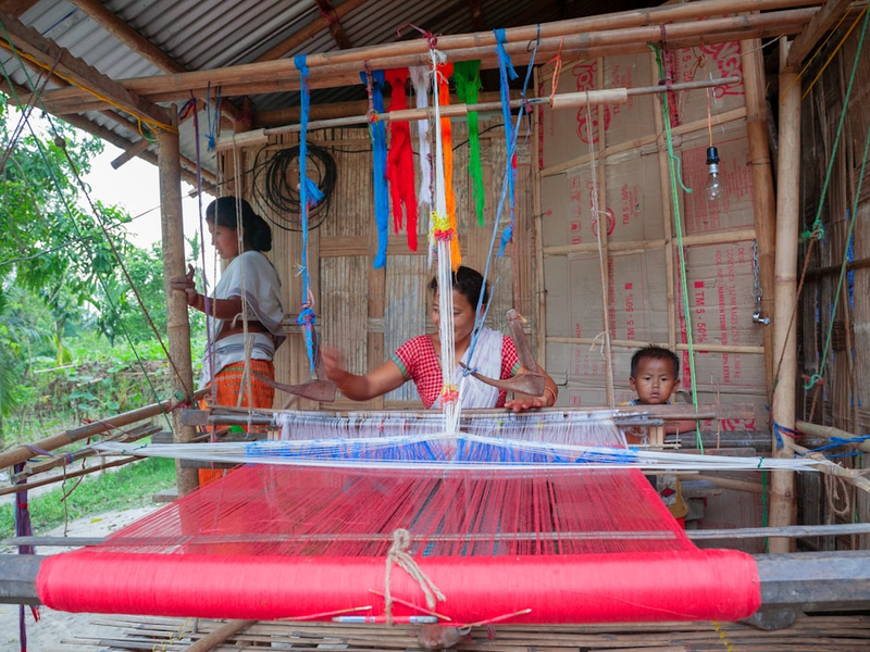 working woman of rural Assam.