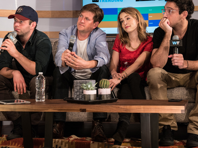 Brent Morin, Bill Lawrence, Bridgit Mendler, Rick Glassman from NBC Undateable