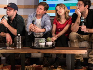 Brent Morin, Bill Lawrence, Bridgit Mendler, Rick Glassman from NBC Undateable