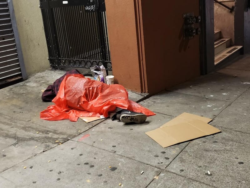 Sleeping on the streets of San Francisco