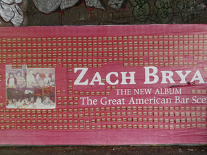 The Great American Bar Scene, Zach Bryan billboard
