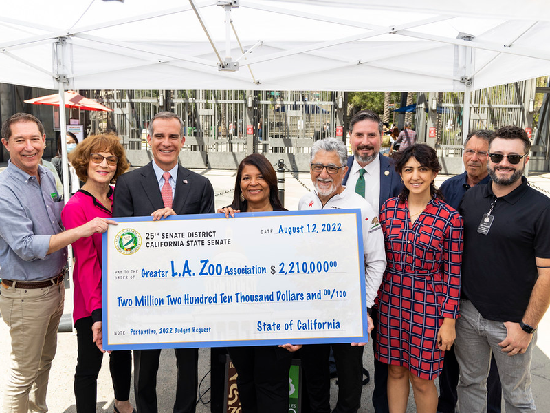 Press Conference: L.A. Zoo Awarded State Funding with Senator Anthony Portantino