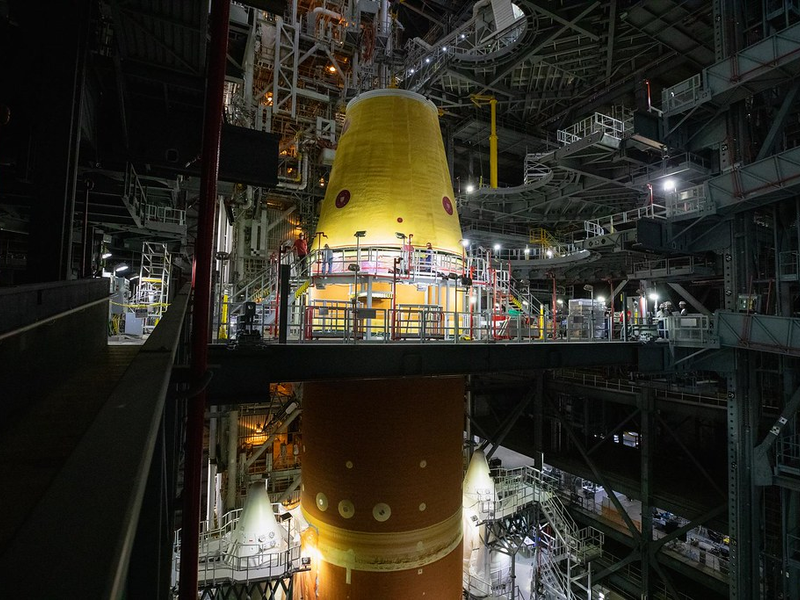 NASA Artemis II Moon Rocket Gets New Addition