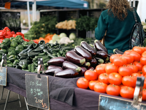 Farmer's Market in San Ramon, CA.