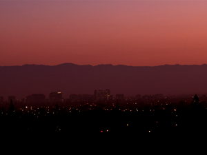 Sunset over Downtown San Jose (#0813)