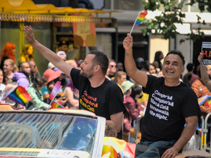 Matt Haney at the 2022 San Francisco Pride Parade