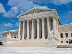 Supreme Court of the United States located in Washington DC which interprets laws. It is the Judicial Branch of the US government.