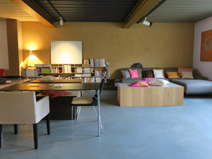 Colour and material concept: Dr. Ines Klemm Great space to work, celebrate, share, eat, come together