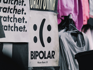 a group of people holding signs