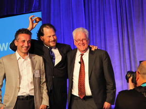 A tip of the hat to Marc Benioff — Global Benefactor Award at the Churchills 2013
