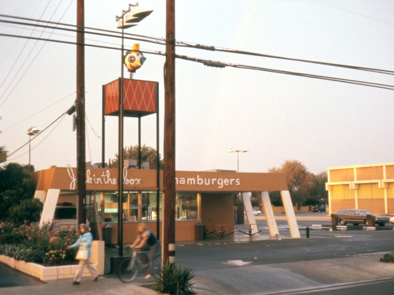 Jack in the Box, Lincoln Ave., Anaheim, 1974