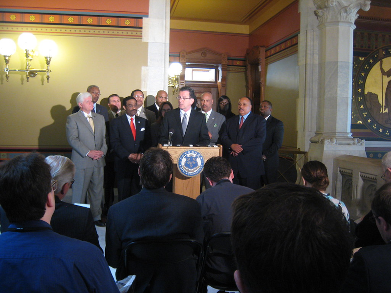 Governor Malloy and Martin Luther King, III news conference on voter rights