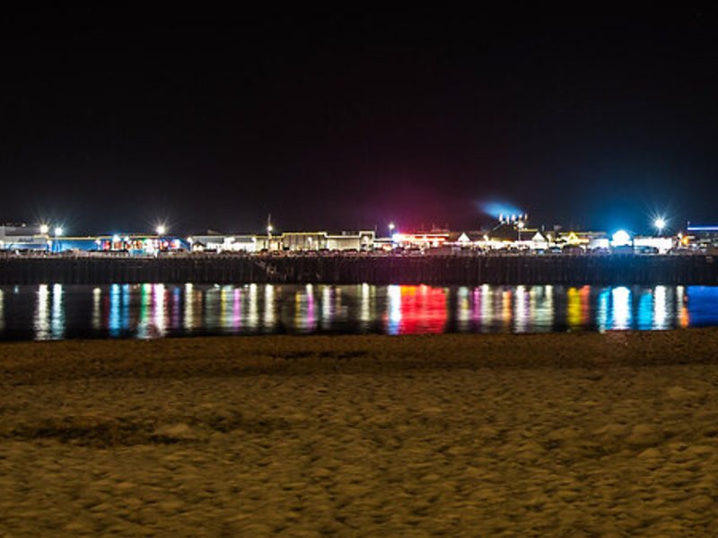 Santa Cruz Wharf in Lights