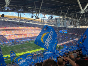 Taken at Wembley during the Los Angeles Charges - Tennessee Titans game.