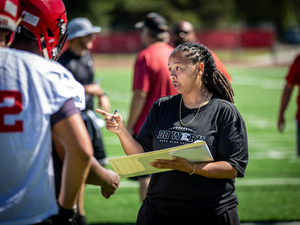 Des Moines' First Female High School Football Coach