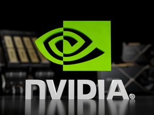 Nvidia logo in 3D. Feel free to contact me through email mariia@shalabaieva.com