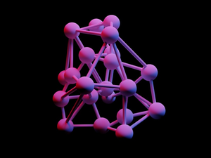 Network created in Blender