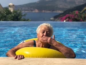 The strongest woman I’ve ever known. My grandmother, who was born during the Second World War, raised in the hard times full of hunger and poorness and worked several jobs for her entire life. This year we organized her first travel abroad and vacation near the sea. Couldn’t imagine the happier human — first flight, first breakfast in a restaurant, first foreign country. She is full of life and love. The role model for me!