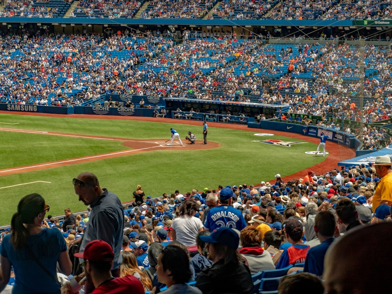 in game baseball field