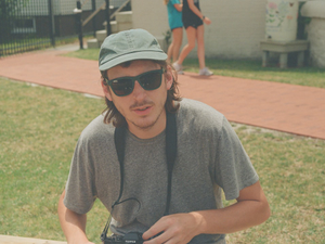 a person wearing sunglasses