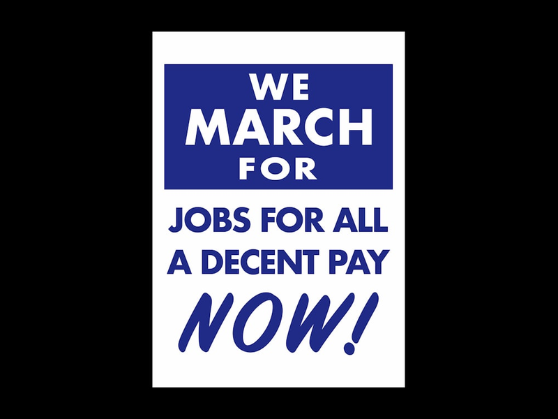 Signs from the March on Washington, 1963. PDF poster here: https://www.dropbox.com/sh/2mwgdj0xkwk9t44/AAD7gczEEHyvf3wt7qbUSzC4a?dl=0