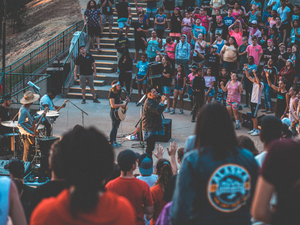 people in concert
