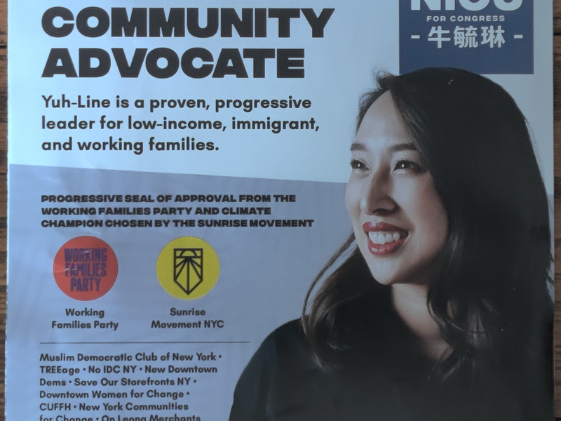 Yuh-Line Niou 2022 Campaign Mailer