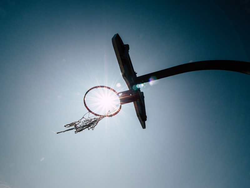 Saturday beach side hoops