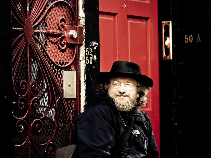 Mark Bittner in Bannam Place