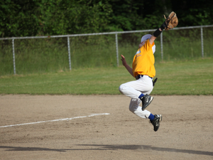 Jumping Baseball Catch