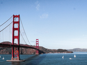 Golden gate bridge in San Francisco, United States of America