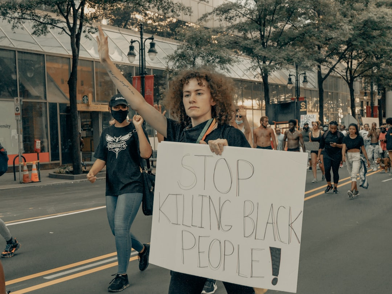 George Floyd protests in Uptown Charlotte, 5/30/2020 (IG: @clay.banks)