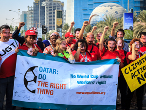 Marchers call for labor rights