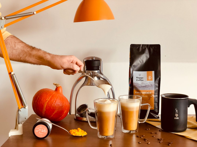 Making Pumpkin Spice Latte at home