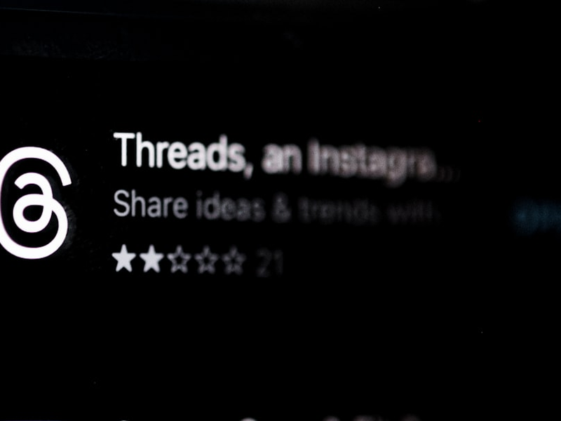 Threads logo by Instagram and Meta