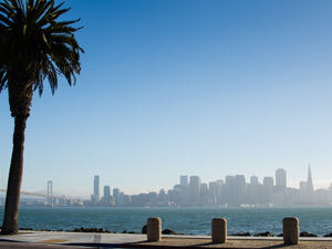 San Francisco skyline from Treasure Island