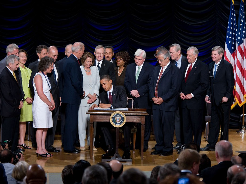 President Obama Signs the Dodd-Frank Wall Street Reform and Consumer Protection Act