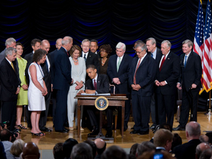 President Obama Signs the Dodd-Frank Wall Street Reform and Consumer Protection Act