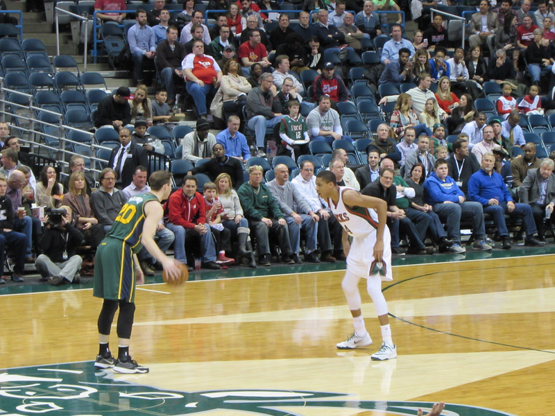 Gordon Hayward and Giannis Antetokounmpo.