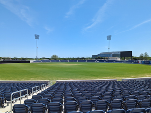Grand Prairie Stadium seating, April 2024