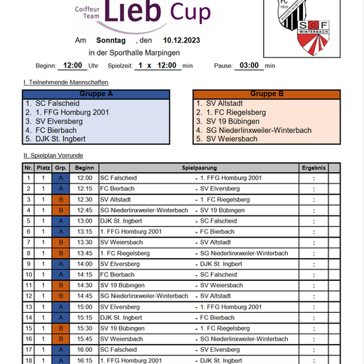 Volles Wochenende: Coiffeur Team Lieb Ladies Cup & Weihnachtsfeiern
