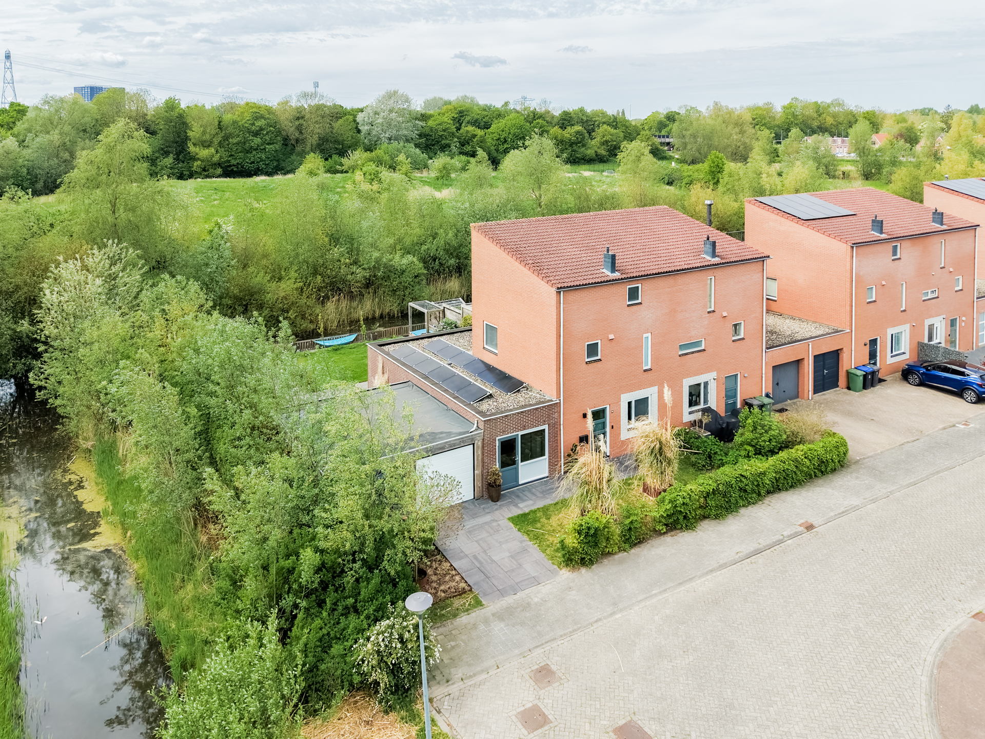 Hoekwoning in Ruischerwaard, Groningen