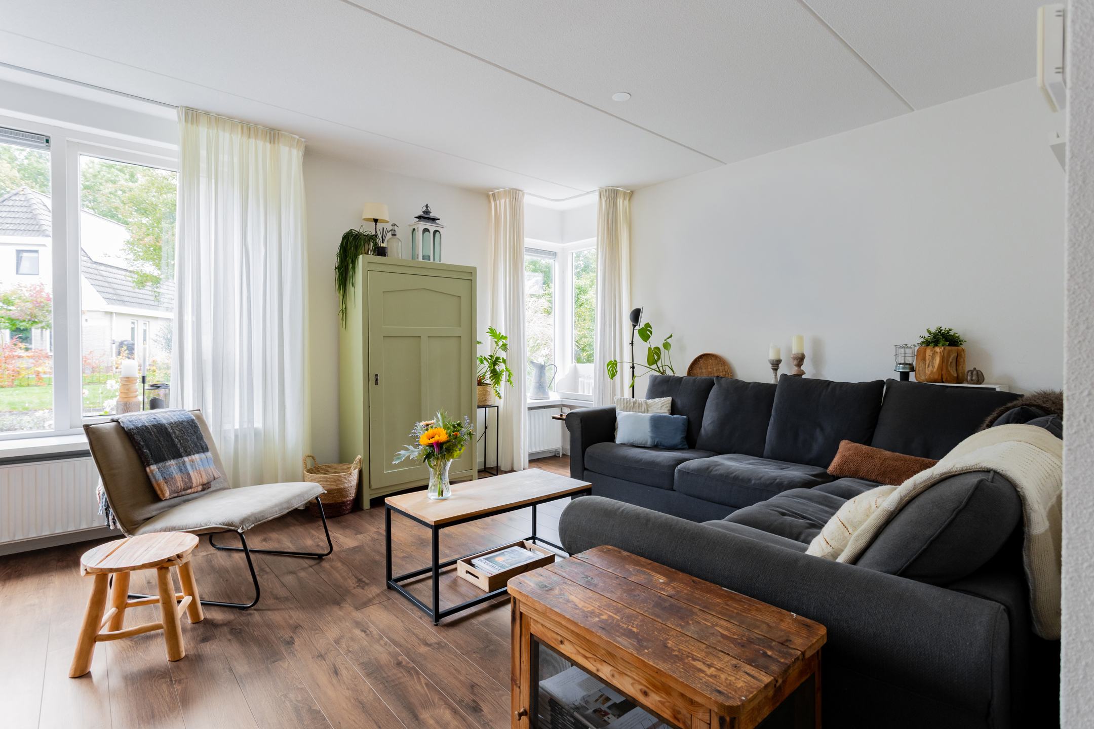 Woonkamer Wethouder Hamsterlaan 5, Leek