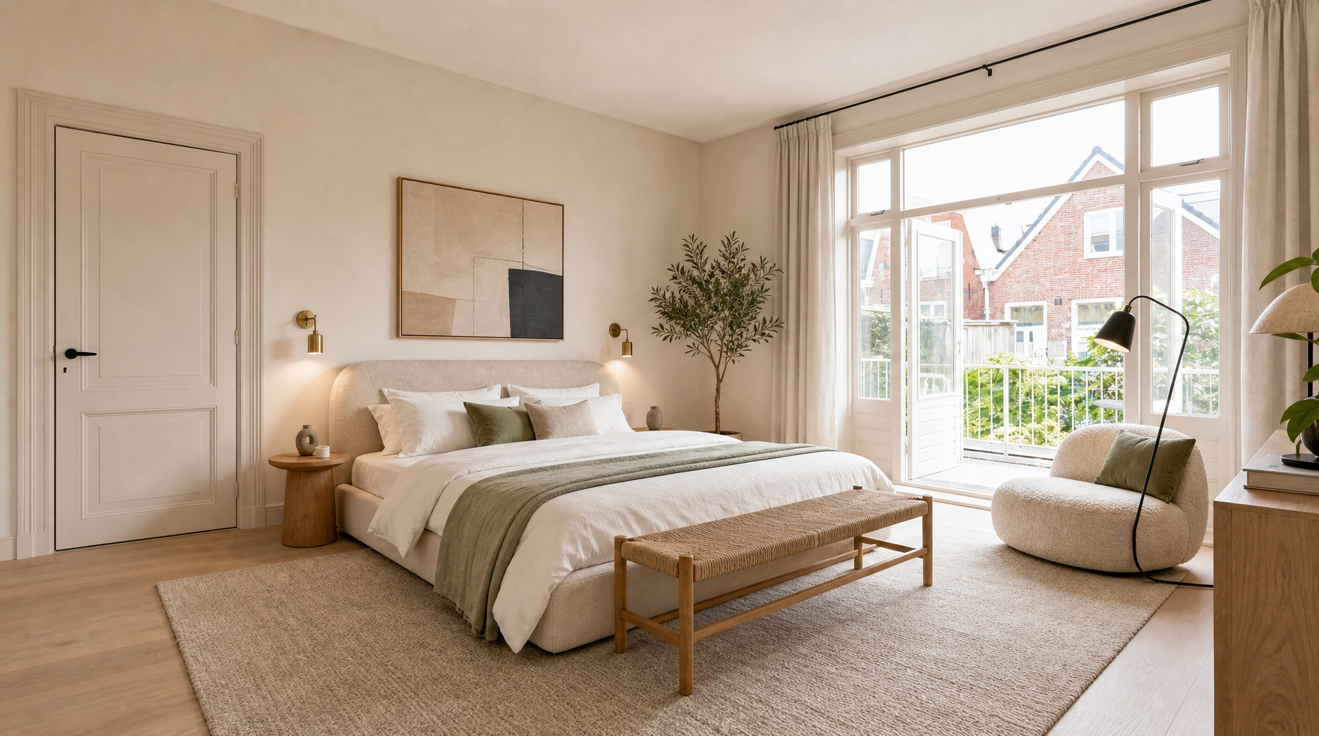 Gestylede ruimte, voorbeeld virtual staging 2