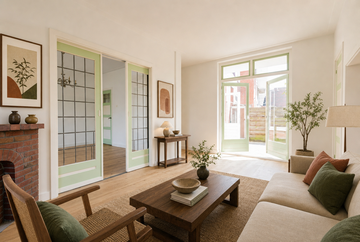 Benedenwoning in de Friesestraatweg, Groningen, Friesestraatwegbuurt